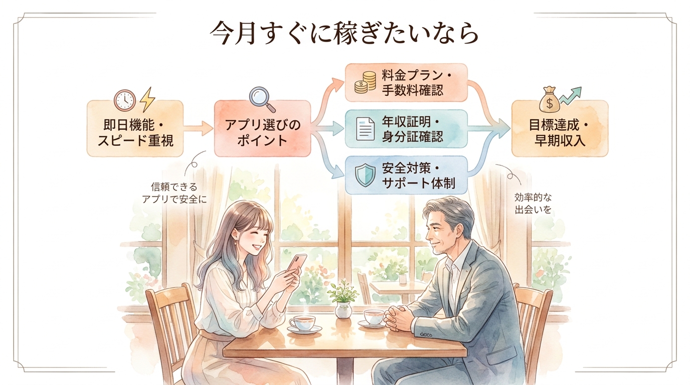 今月すぐに稼ぎたいなら