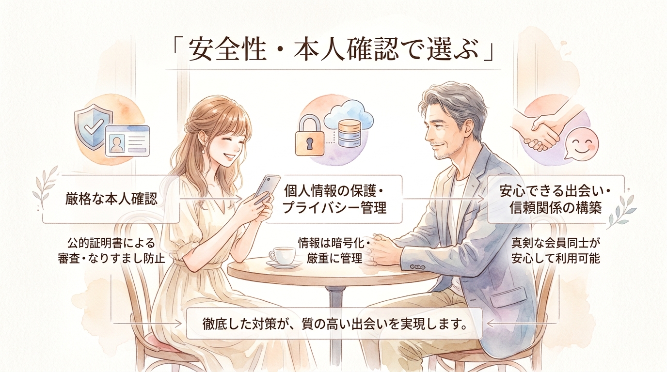 安全性・本人確認で選ぶ
