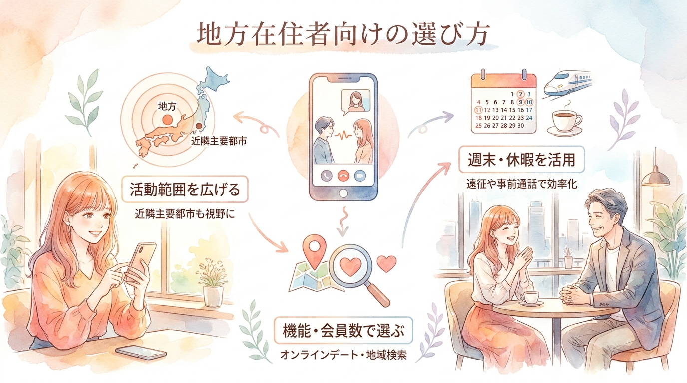 地方在住者向けの選び方