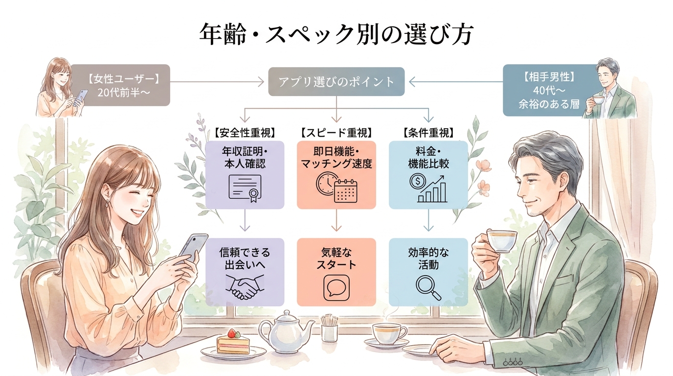 年齢・スペック別の選び方