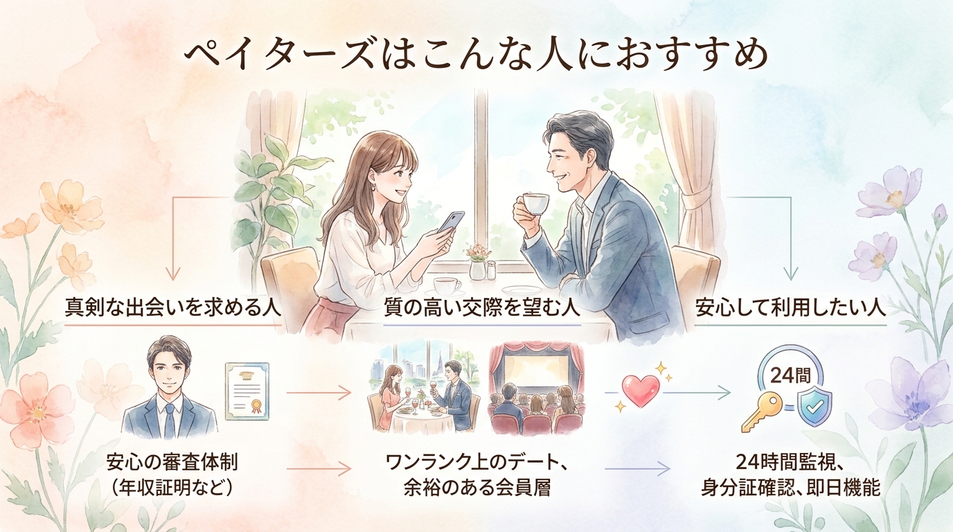 ペイターズはこんな人におすすめ