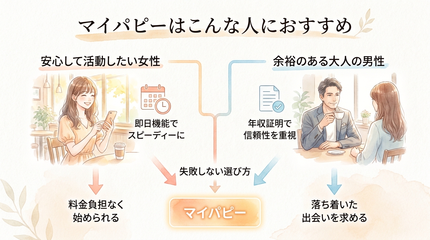 マイパピーはこんな人におすすめ