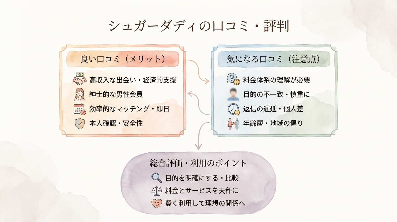 シュガーダディの口コミ・評判